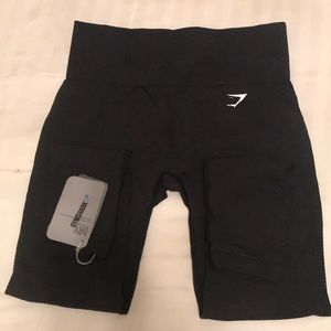 Gymshark, Black Vital Seamless Leggings- Medium